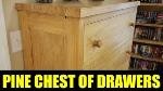 Large Oversized Deep Blanket Box Old Pine Storage Chest Linen Toy Trunk